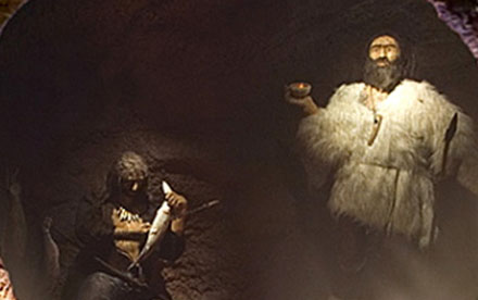 Hombres de la prehistoria para la Cueva de Las Güixas