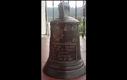 Réplica de campana para el Museo de las Harinas